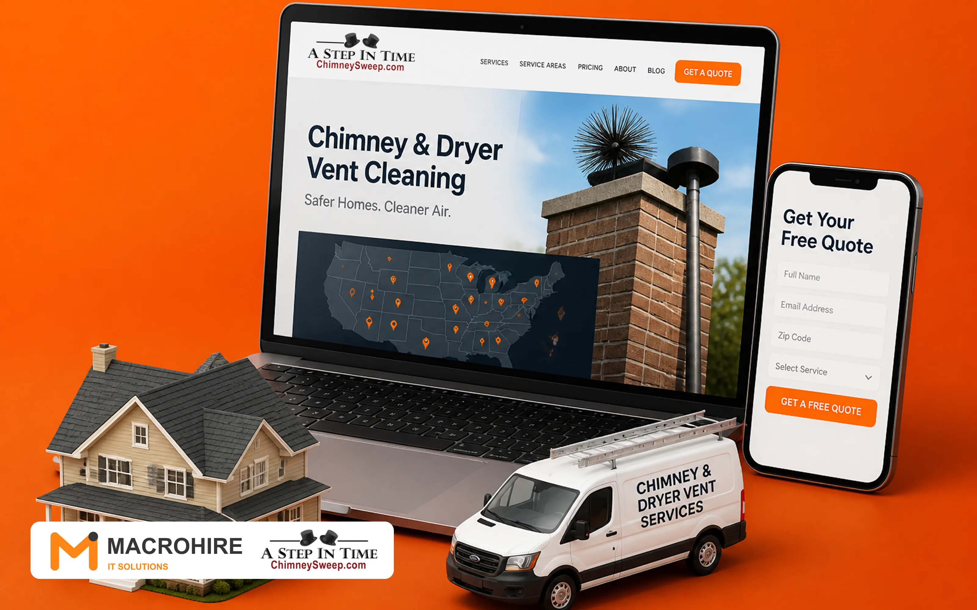 A nationwide home-services site built for local trust